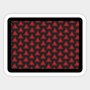 Red Pattern Sticker